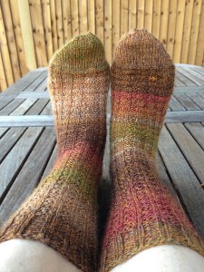 Mrs Queen's Primrose Path Socks